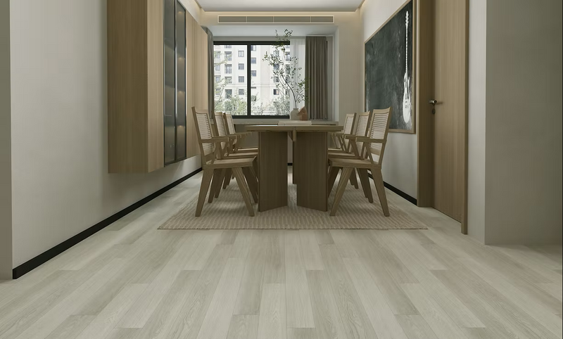 $3.39/sq. ft. ($60.07/Box)  Vinyl 7 Diamond "SANDY SHELL" with Attached Underlayment