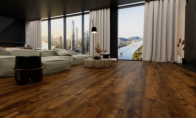 $3.99/sq. ft. ($58.89/Box)  Vinyl 9 Collection "CHARLESTON" with Attached Underlayment