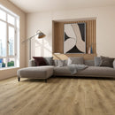 $3.29/sq. ft. ($72.61/Box) 8.0 mm Taiga Vinyl Plank - Trio  "CIDER BARREL" with Attached Underlayment