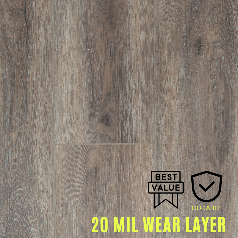 $2.79/sq. ft. ($67.04/Box) Thickness 6.0 mm SPC Vinyl Paramount "HIGH POINT" with Attached Underlayment