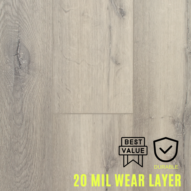 $2.99/sq. ft. ($71.84/Box) Thickness 6.0 mm SPC Vinyl Paramount "GRANITE PEAK" with Attached Underlayment