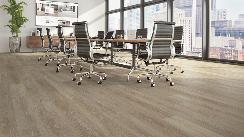 $1.69/sq. ft. ($86.76/Box)  Fairview Vinyl Plank "HURST" Dryback (Glue Down)
