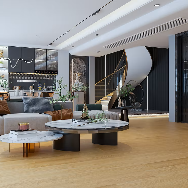 $7.99/sq. ft. ($186.24/Box) Monte Rosa "Menton" 3/4 x 7 1/2 Engineered Wood Flooring