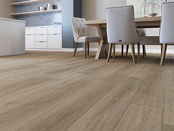 $4.39/sq. ft. ($77.74/Box)  Cushion Tech Vinyl Plank "SPYGLASS" with Attached Underlayment