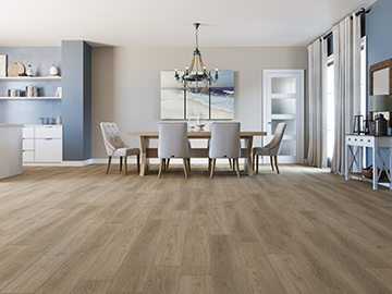 $4.39/sq. ft. ($77.74/Box)  Cushion Tech Vinyl Plank "SPYGLASS" with Attached Underlayment