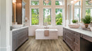 5mm Luxury Vinyl Plank Flooring - Kallum "Walnut Waves" Loose Lay