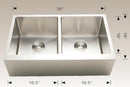203625 Farmhouse/Apron Stainless Steel Kitchen Sink