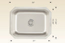 207033 Undermount Stainless Steel Kitchen Sink