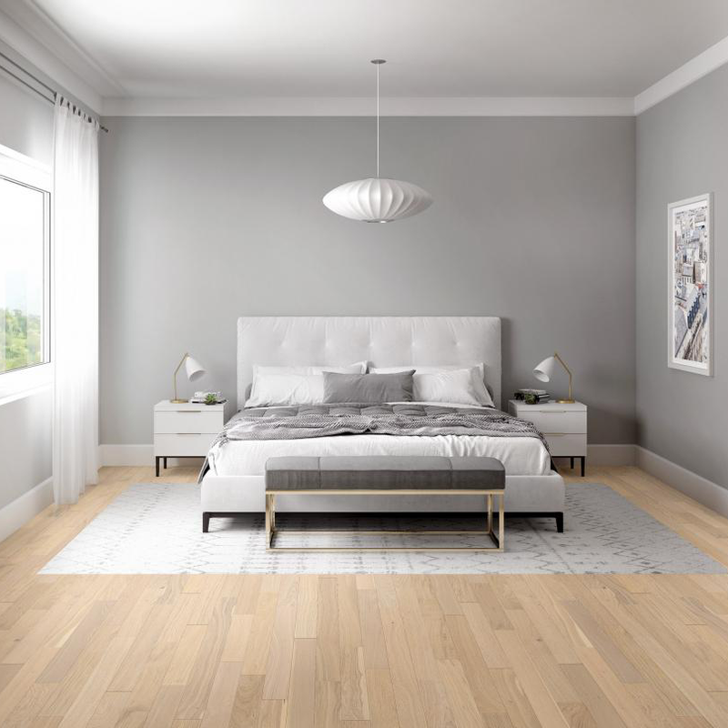 $6.19/sq. ft. ($151.09/Box) Masters Oak "SNOW SHOE" 1/2 x 3 1/2" Engineered Wood Flooring