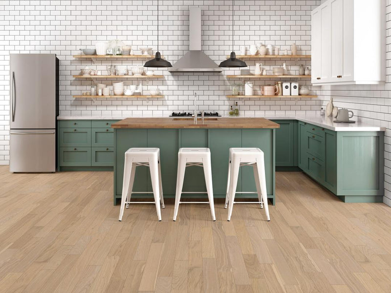 $6.19/sq. ft. ($151.09/Box) Masters Oak "SNOW SHOE" 1/2 x 3 1/2" Engineered Wood Flooring