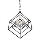 EUCLID Chandelier (Chrome + Matte Black)