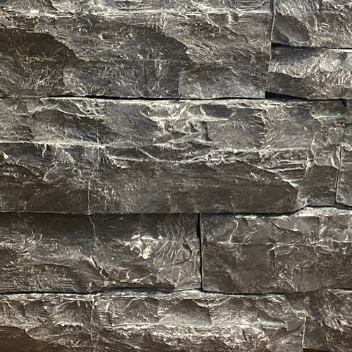 Black Rundle Ledgestone Natural Stone Veneer