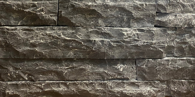 Black Rundle Ledgestone Natural Stone Veneer