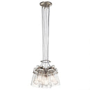 BRINLEY 6 Light Pendant (Brushed Nickel)