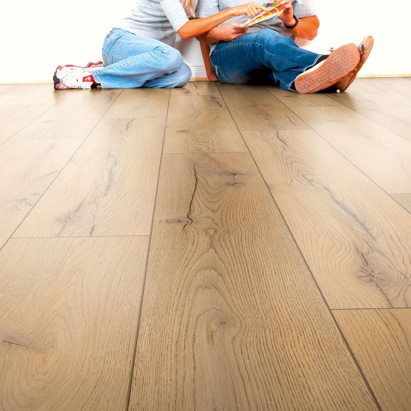 $1.89/sq. ft. ($43.37/Box) Authentic Advanced "CENTURY OAK BEIGE" 8mm Laminate Flooring