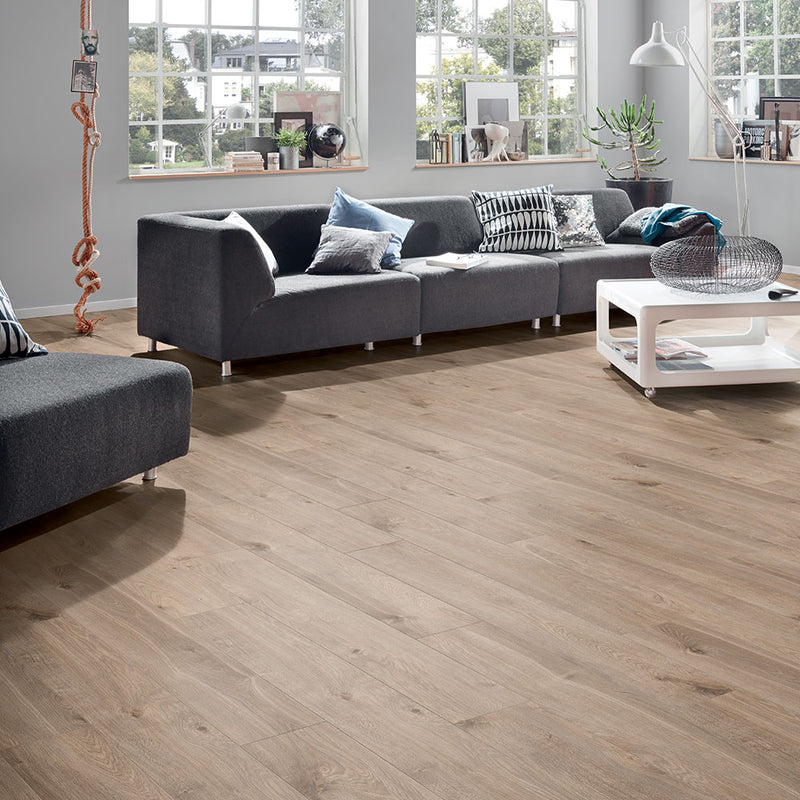 $4.09/sq. ft. ($65.19/Box) Water Resistant "MEKONG" 12mm Laminate Flooring