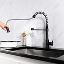 Matt Black Single-Handle Kitchen Faucet K102E01311