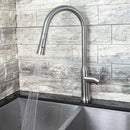 Brushed Nickel Single-Handle Kitchen Faucet K134M01162