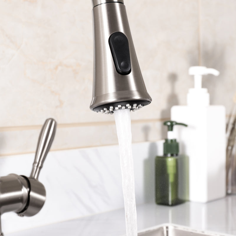 Matt Black Single-Handle Kitchen Faucet K532A01311