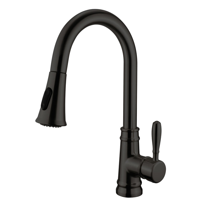 Matt Black Single-Handle Kitchen Faucet K532A01311