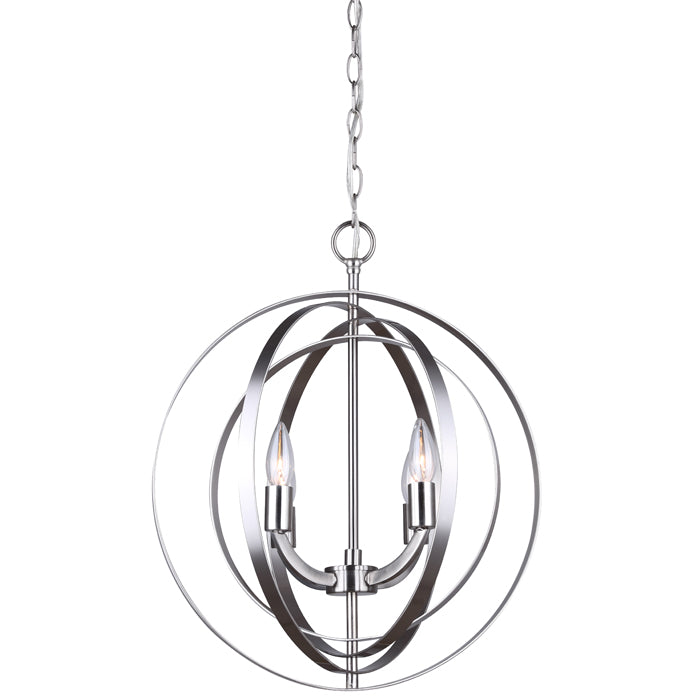 MERIDIAN Chandelier (brushed nickel)