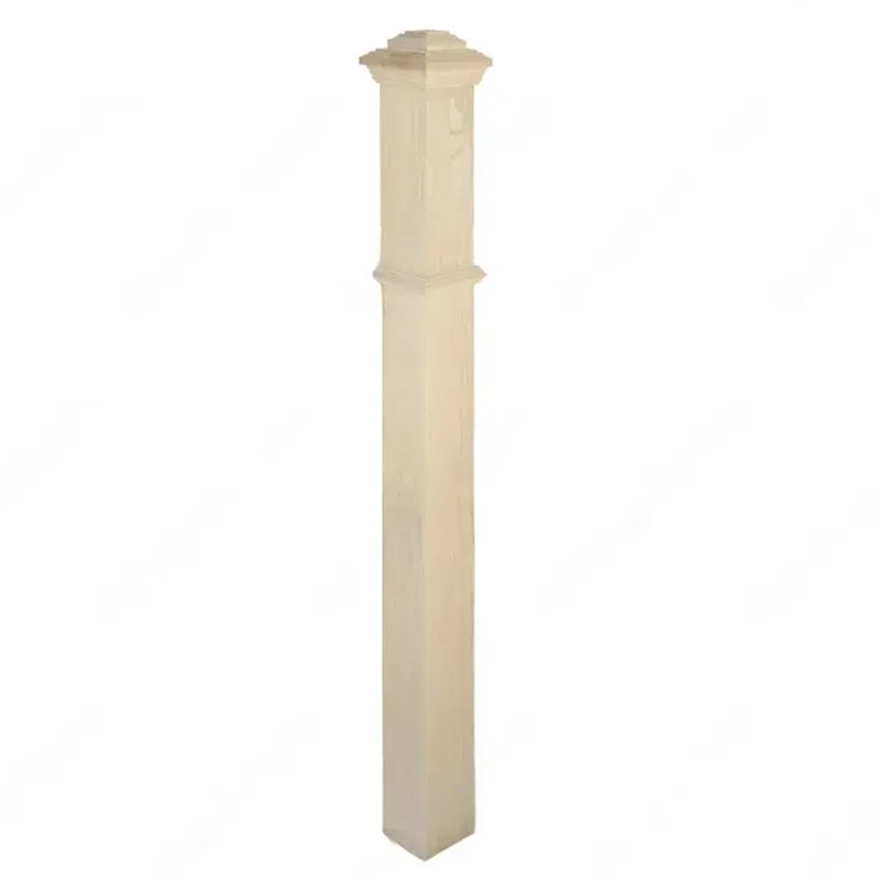 STAIR NEWEL POST PF200 F0 Plain 3 1/2”*48” Maple