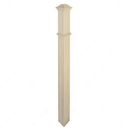 STAIR NEWEL POST PF201 F1 Fluted 3 1/2”*48” Maple