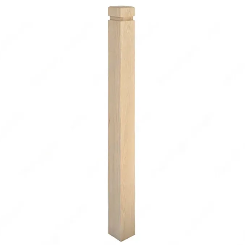 STAIR NEWEL POST PM101 1260 3 1/2” Red Oak