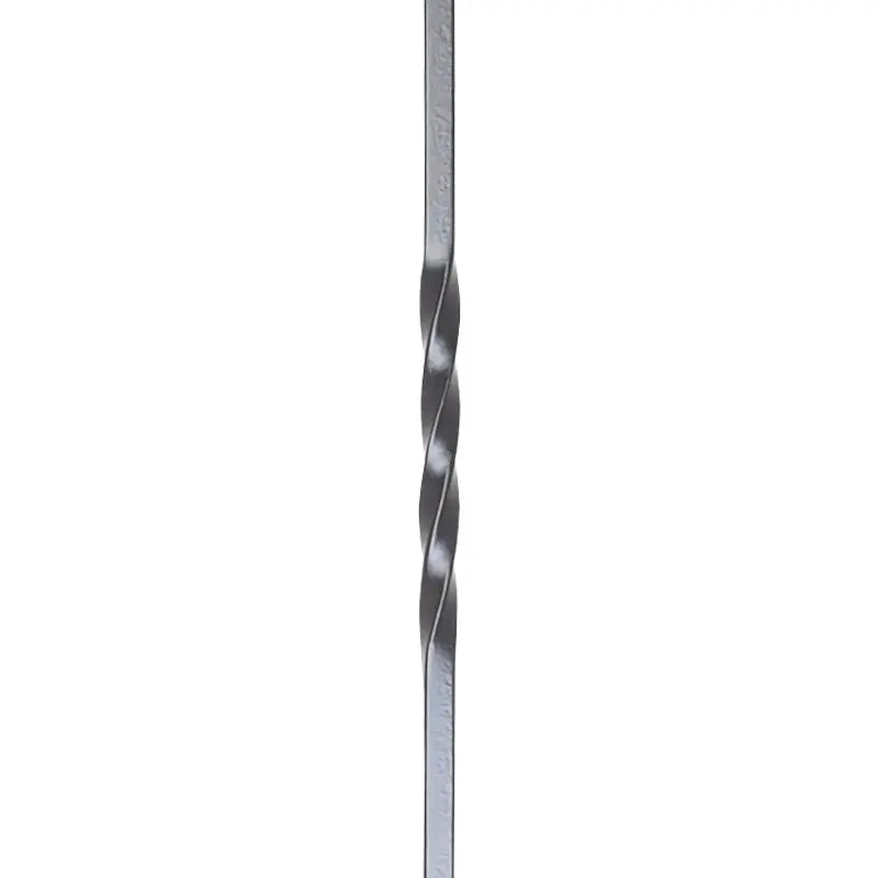 STAIR BALUSTER  PT65844B 1/2″SQ. SINGLE TWIST TUBULAR PICKET 44″ – SATIN BLACK