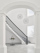 STAIR BALUSTER PTMBALL2B 9/16″ROUND DOUBLE BALL MODERN TUBULAR METAL 1 3/16″ X 44″ – SATIN BLACK