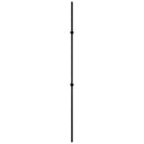 STAIR BALUSTER PTMBALL2B 9/16″ROUND DOUBLE BALL MODERN TUBULAR METAL 1 3/16″ X 44″ – SATIN BLACK