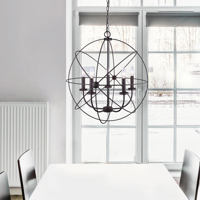 SUMERSIDE Chandelier (oil rubbed bronze)