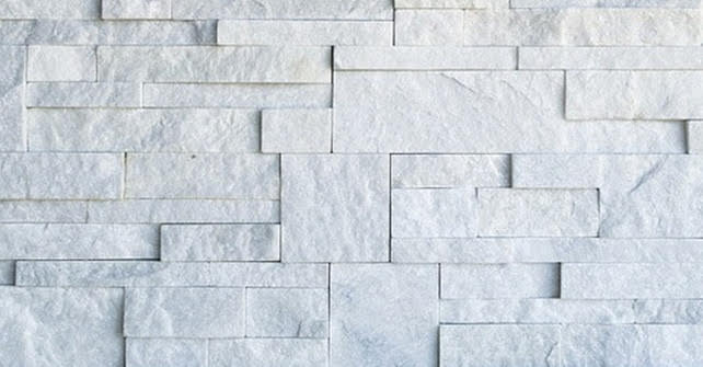 Snow White - Stone Tile Quartzite Ledge