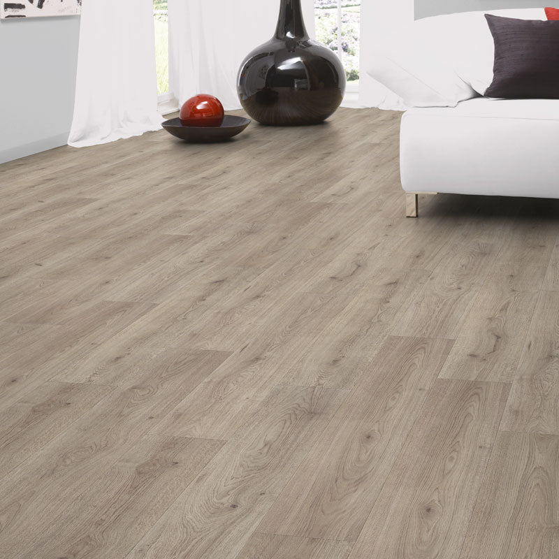 $1.89/sq. ft. ($43.37/Box) Authentic Advanced "TREND OAK GREY" 8mm Laminate Flooring