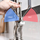 Brushed Nickel Single-Handle Kitchen Faucet 1177-33N